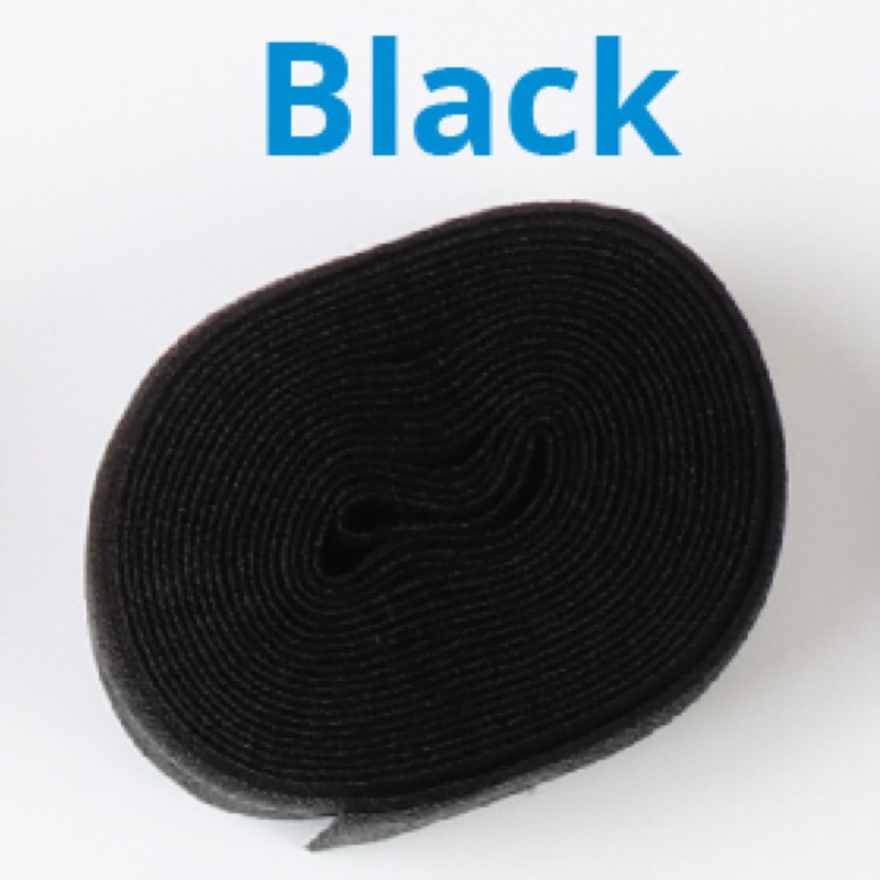 ByAnnie Fold Over Elastic - 20mm - 2 yards - Black