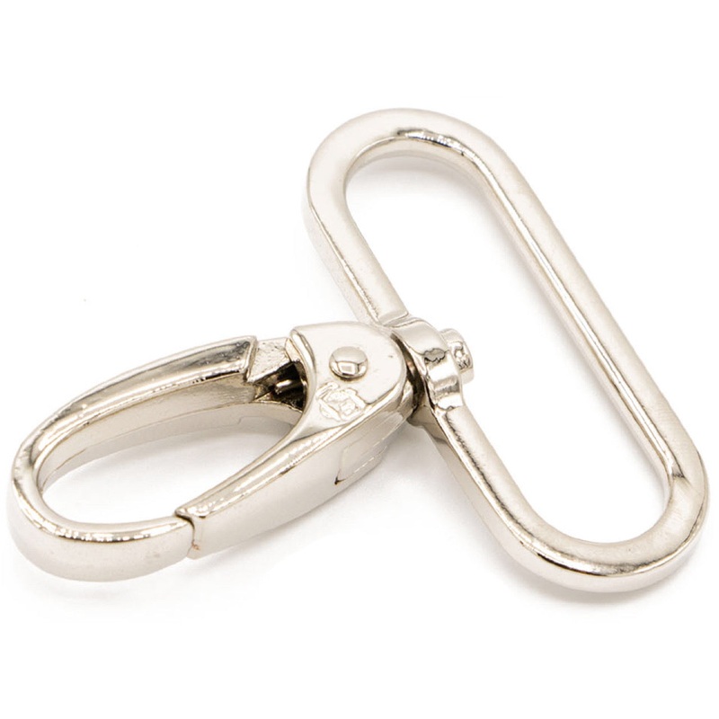 ByAnnie Hardware - 1.5 Swivel Hook - Set of 2 - Nickel