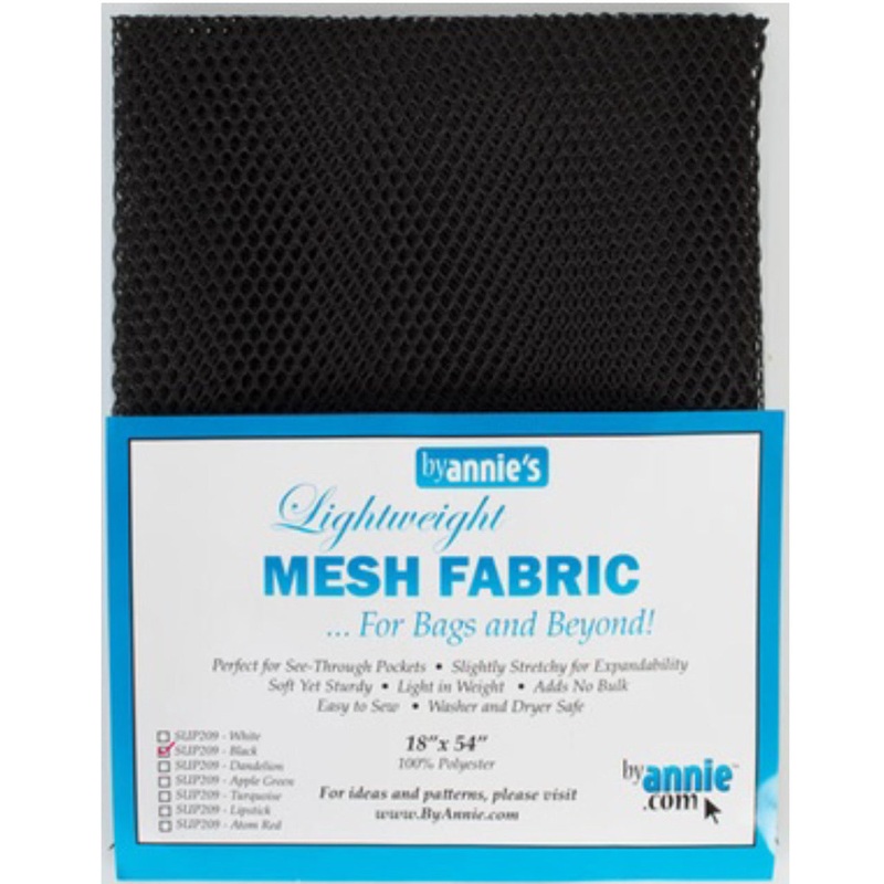 ByAnnie Mesh Fabric - 18x54 - Black