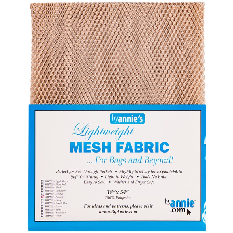 ByAnnie Mesh Fabric - 18x54 - Natural