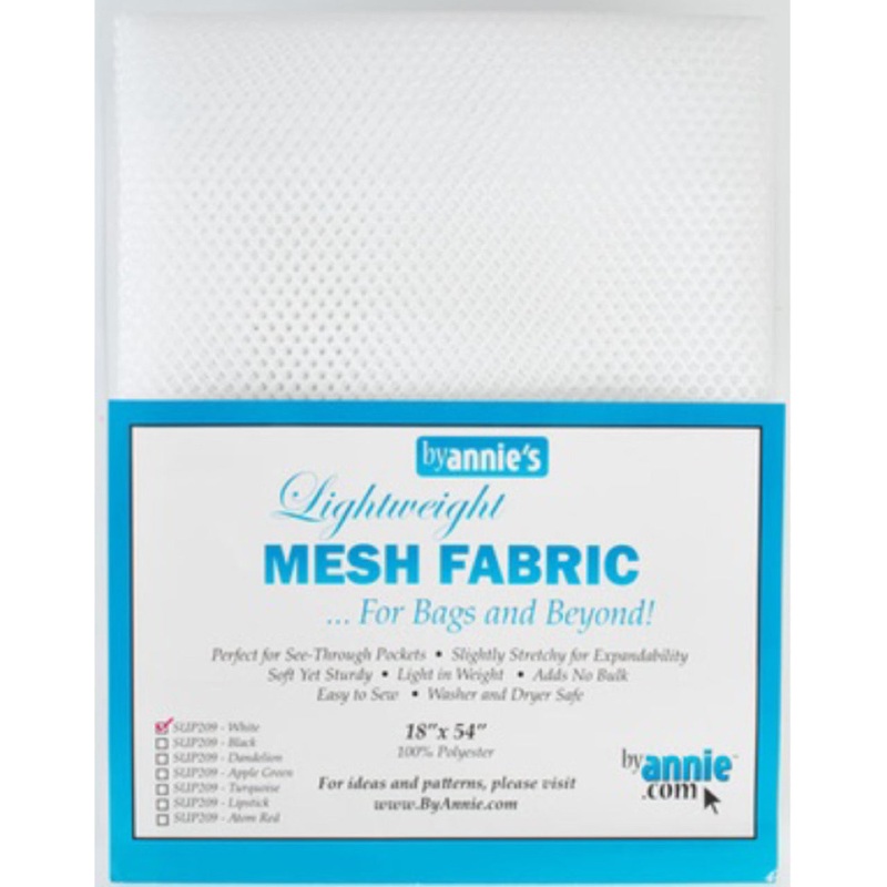ByAnnie Mesh Fabric - 18x54 - White