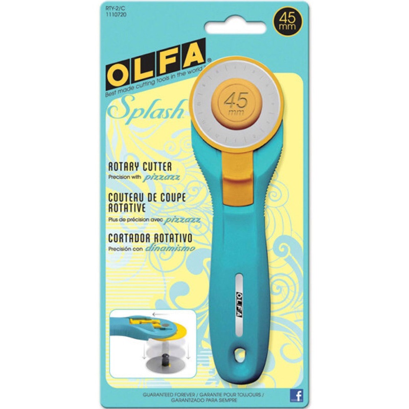 Rotary Cutter - 45mm - Aqua