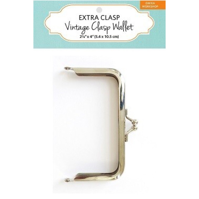 Zakka Workshop Vintage Clasp Wallet - Extra Clasp 2.25 H x 4 W - ZW0116