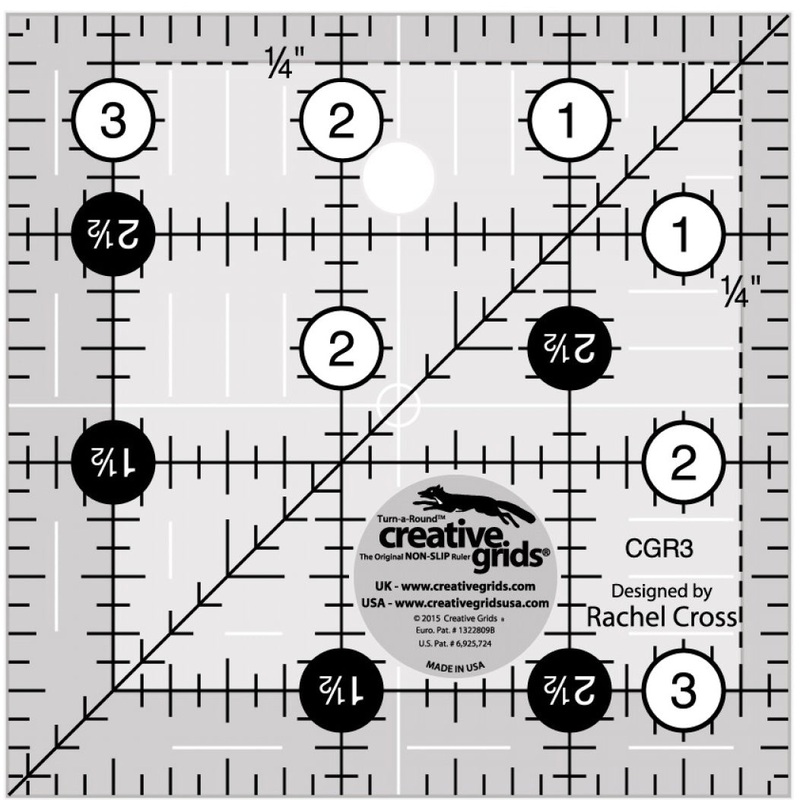 Non-Slip Ruler - Square - 3.5