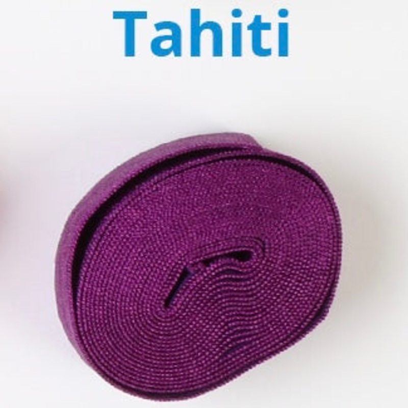 ByAnnie Fold Over Elastic - 20mm - 2 yards - Tahiti