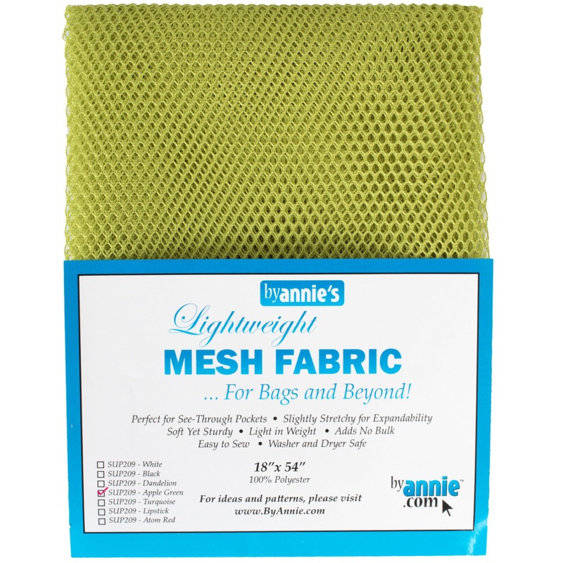 ByAnnie Mesh Fabric - 18x54 - Apple Green