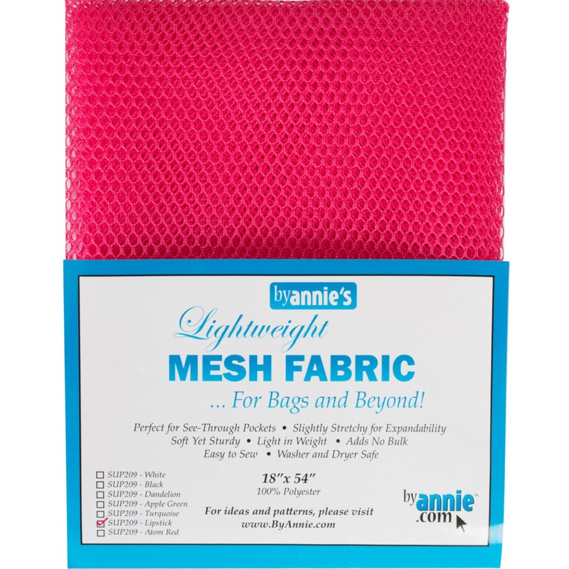 ByAnnie Mesh Fabric - 18x54 - Lipstick