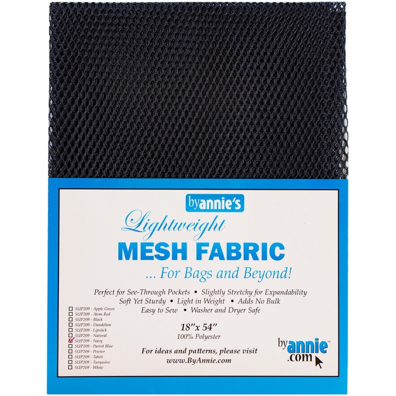 ByAnnie Mesh Fabric - 18x54 - Navy