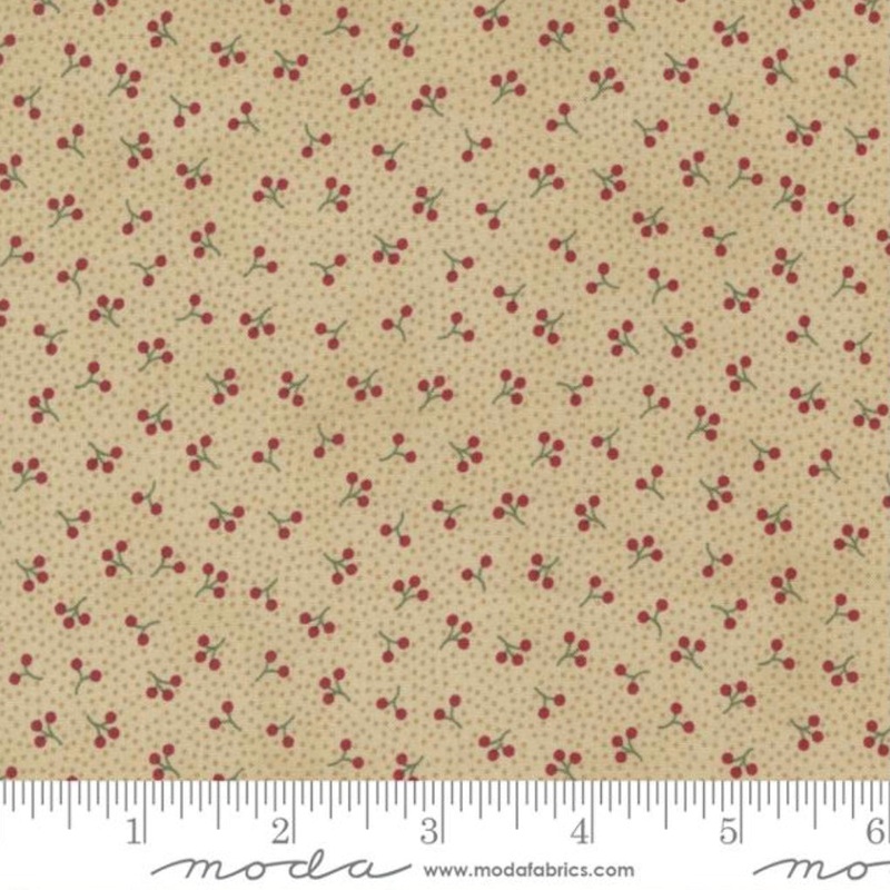 Poinsettia Plaza - Snowberries - Parchment