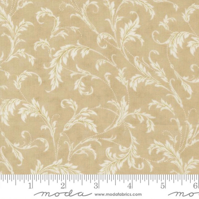 Poinsettia Plaza - Swirl Soire - Parchment