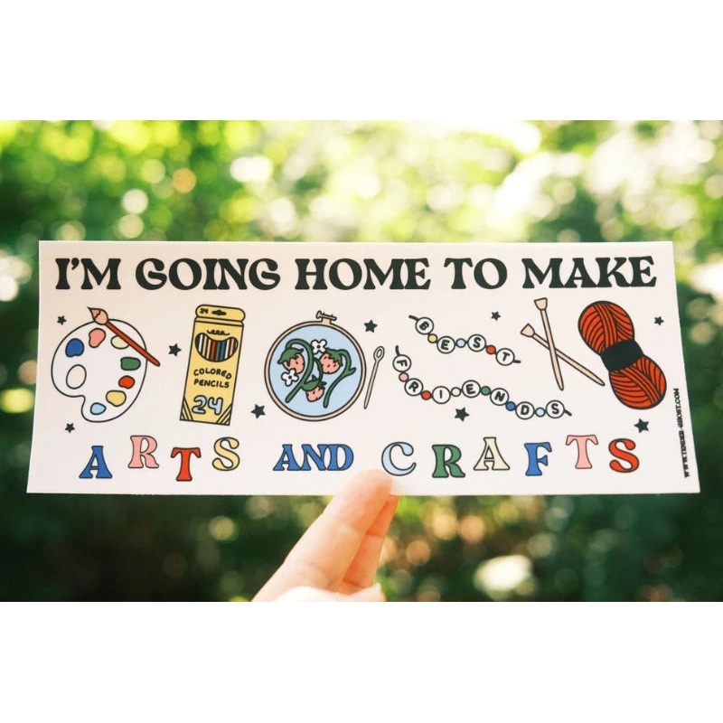 Arts and Crafts Bumper Sticker