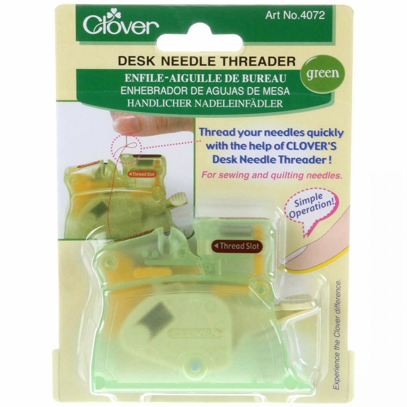 Desk Needle Threader - Green