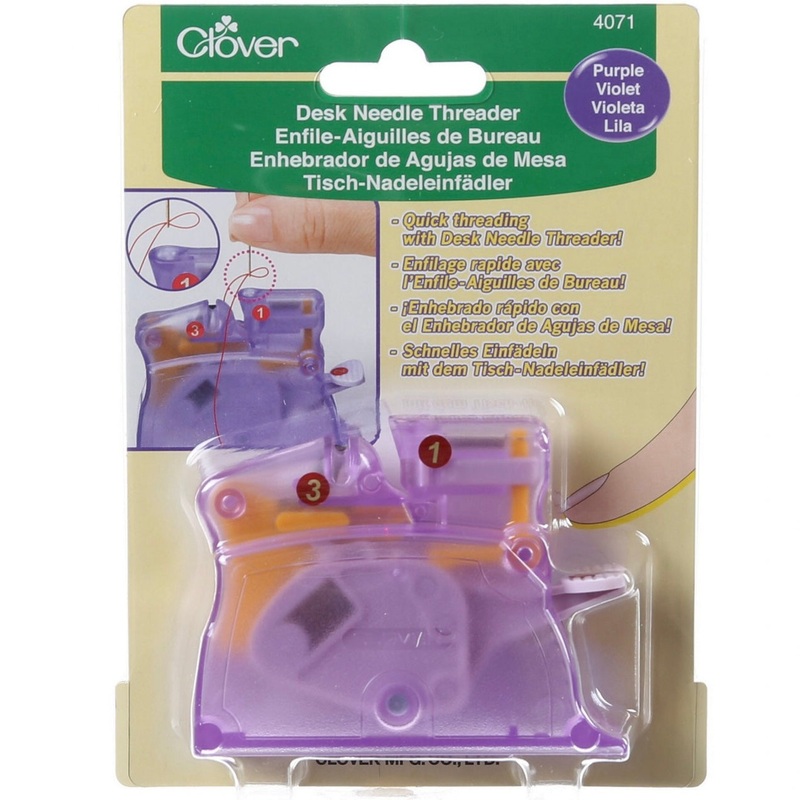 Desk Needle Threader - Purple