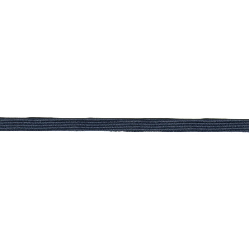 Flat Elastic - Navy - 1/4 (6mm) - 5yd