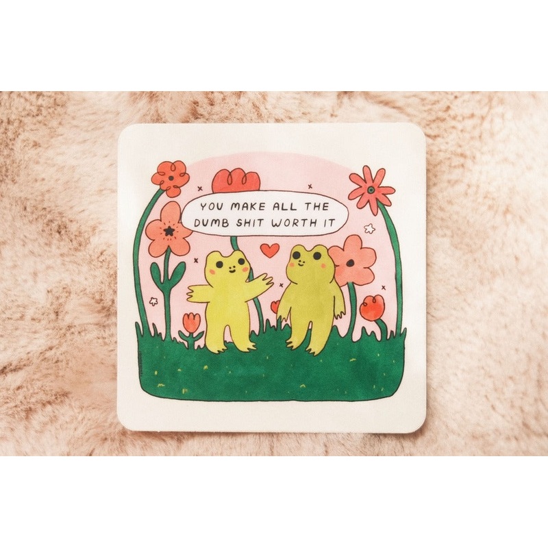 Frog Friends Sticker