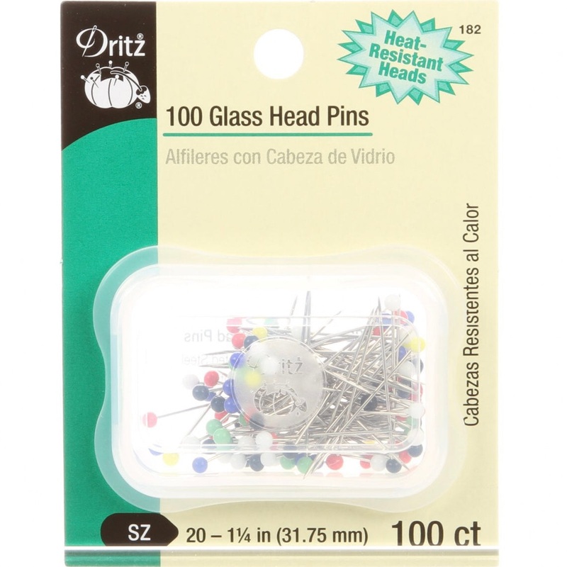 Glass Head Pins