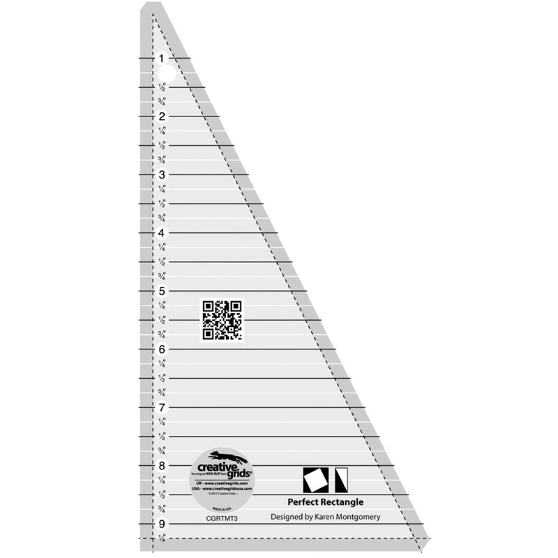 Non-Slip Ruler - Perfect Rectangle Ruler - 9.5
