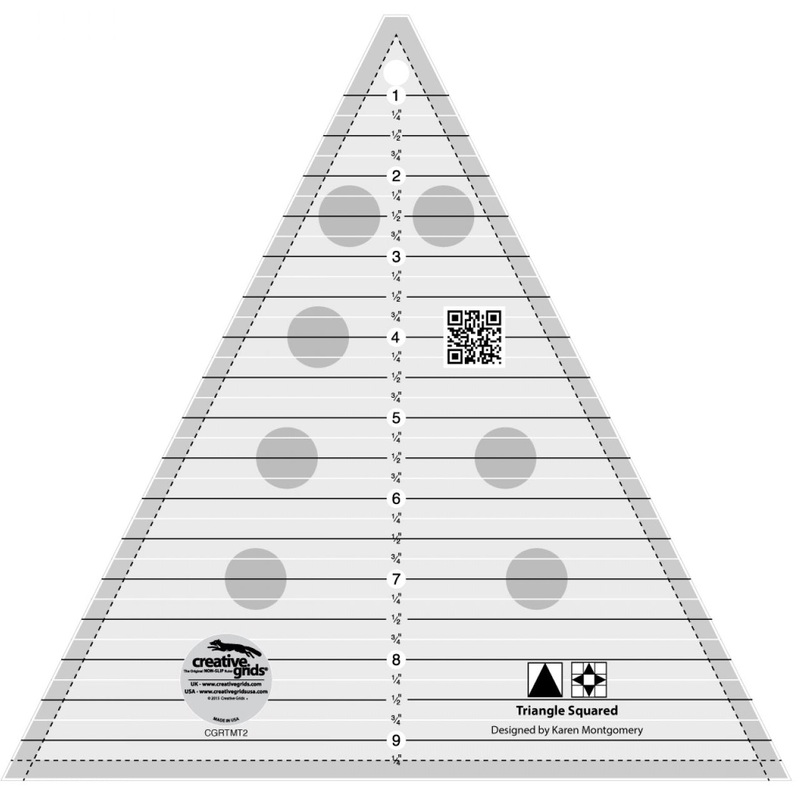 Non-Slip Ruler - Triangle Squared - 9.5