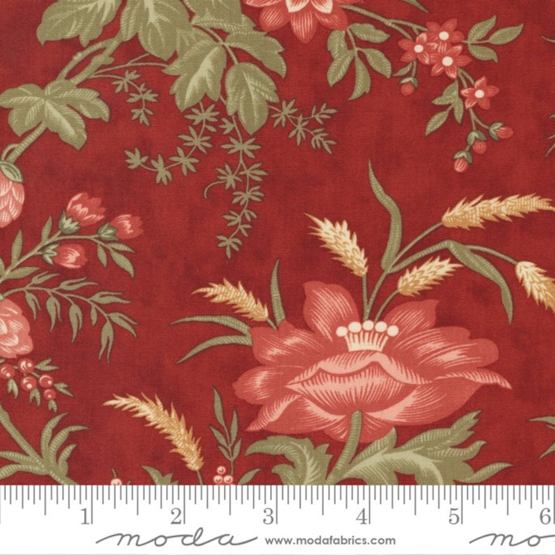 Rendezvous - Romantic Toile - Crimson