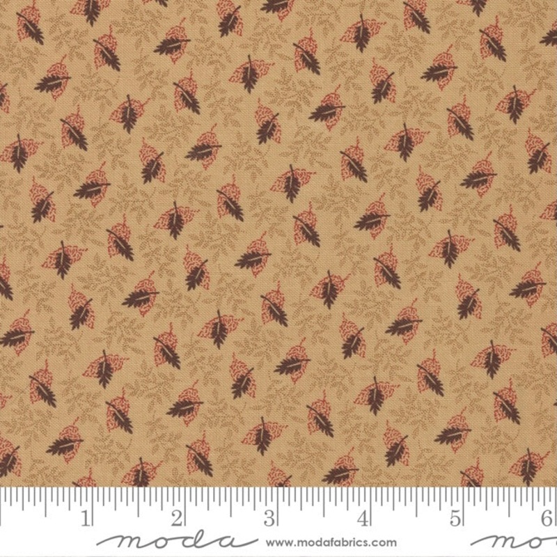 Rose - Fern - Cream-Half Meter