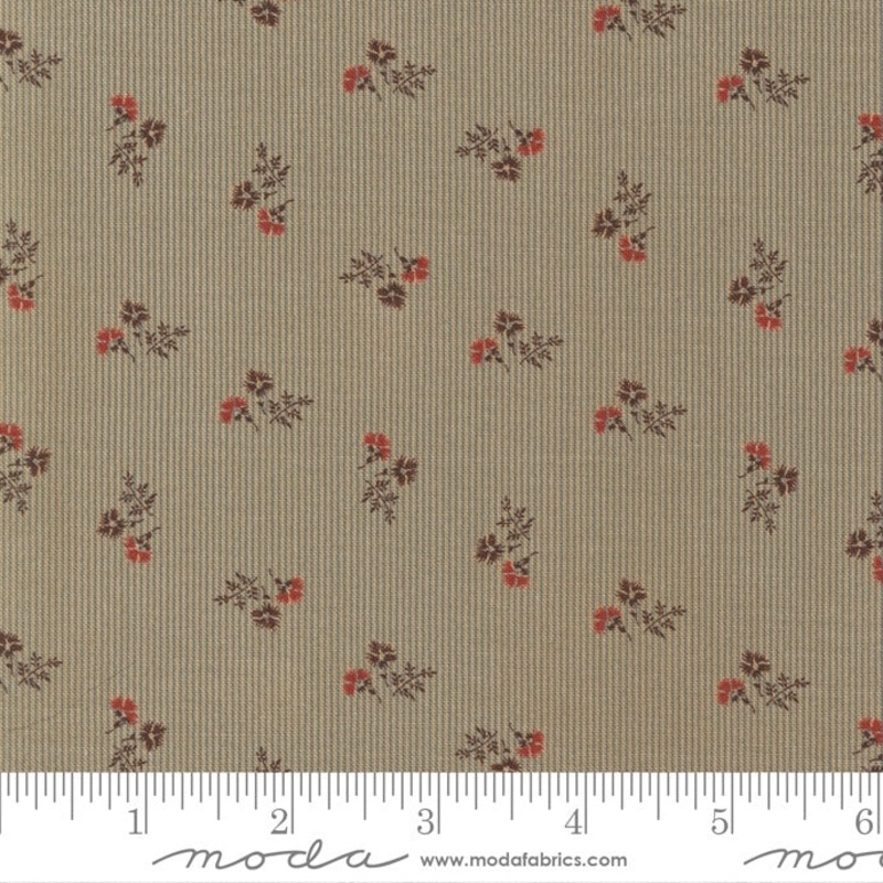 Rose - Petit Fleur - Teal-Half Meter