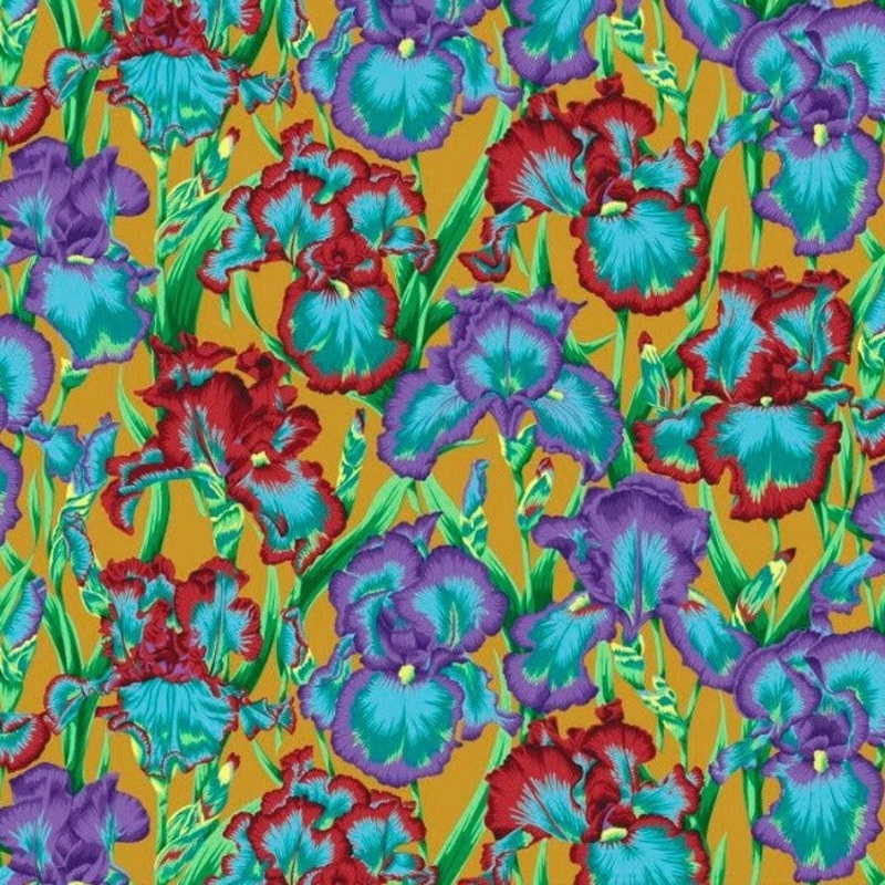 August 2020 - Bearded Iris - Ochre