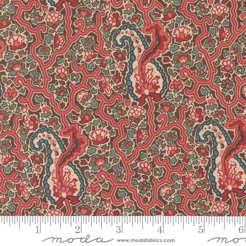 Dinahs Delight - Culpepper Paisley - Dark Chocolate