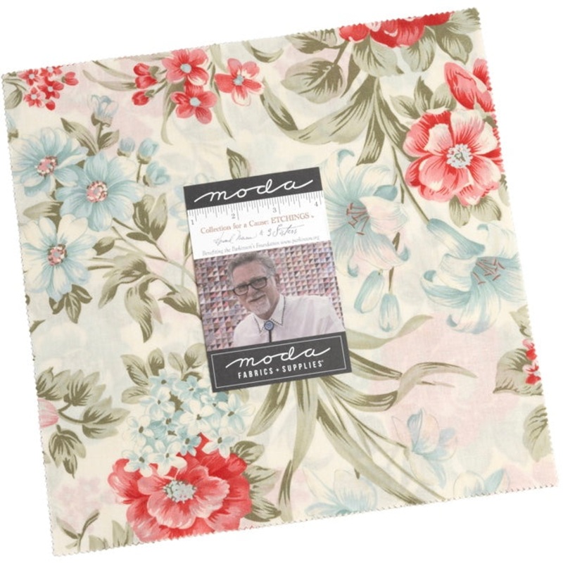 Etchings by Howard Marcus & 3 Sisters - Layer Cake - 10 squares