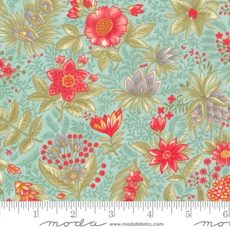 Etchings - Joyful Jacobean - Aqua