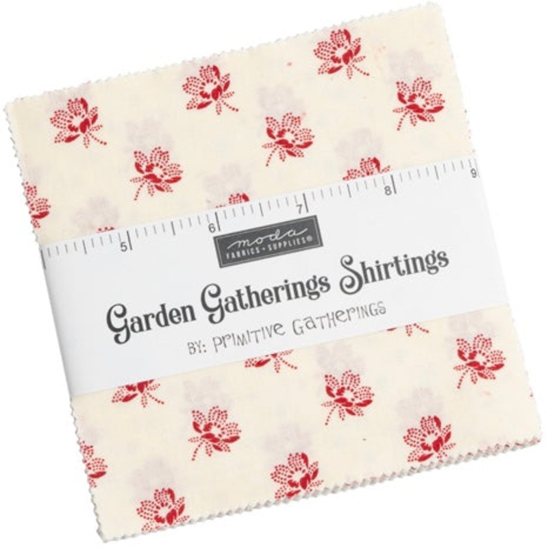 Garden Gatherings Shirtings - Charm Pack - 5 squares