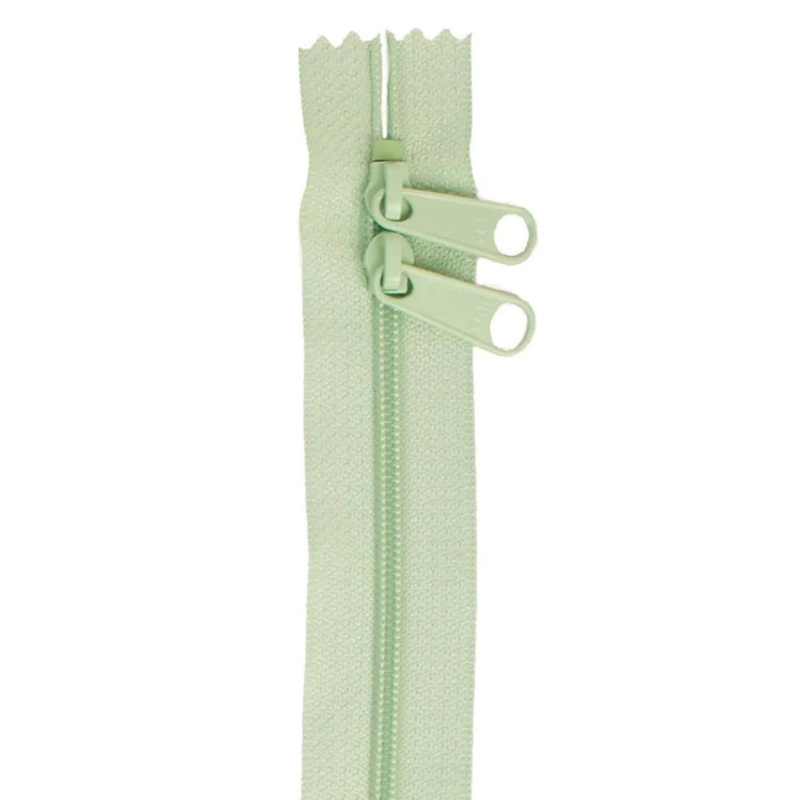 30 Handbag Zipper - Double Slide - Light Mint