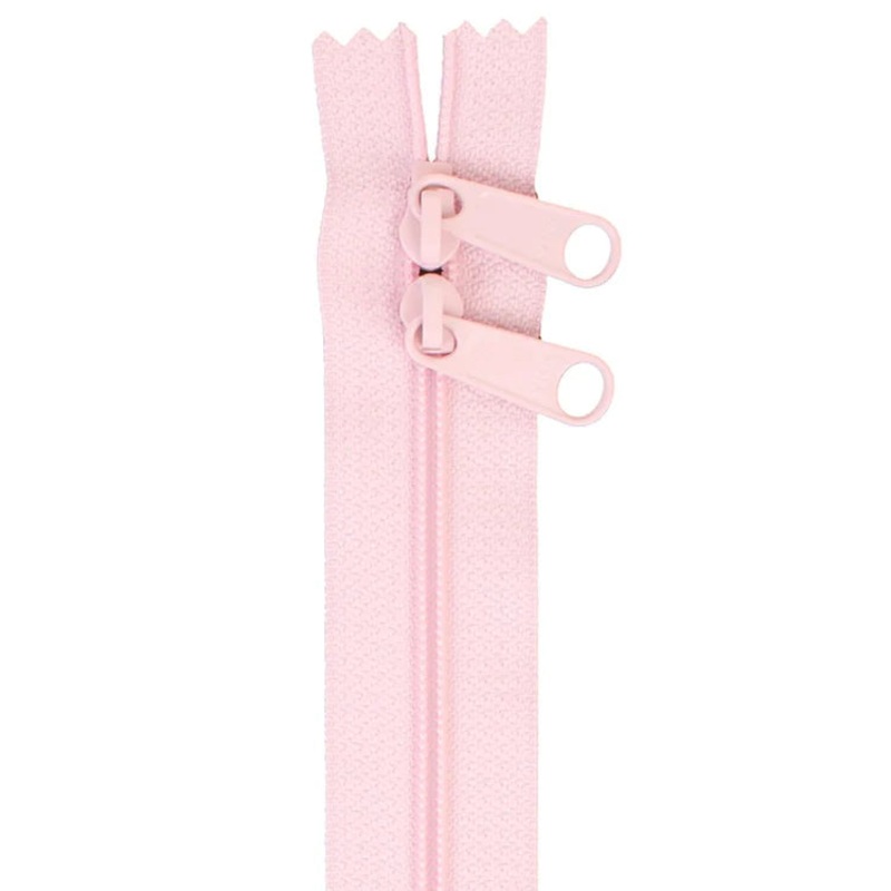 30 Handbag Zipper - Double Slide - Pale Pink