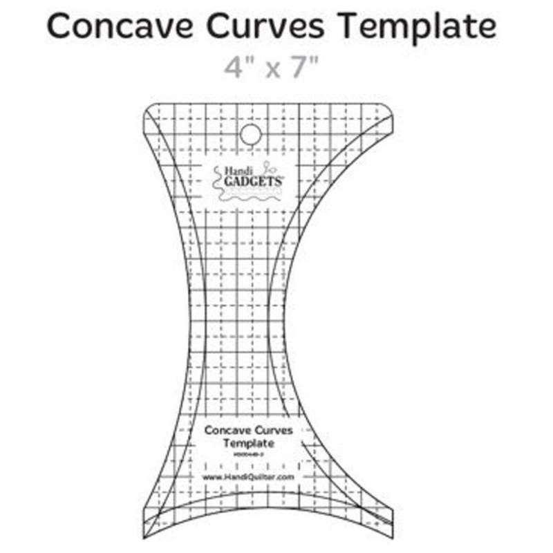 Concave Curves Template