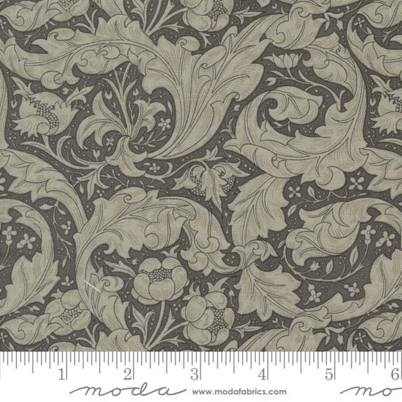 Ebony Suite - Bachelors Button - Charcoal