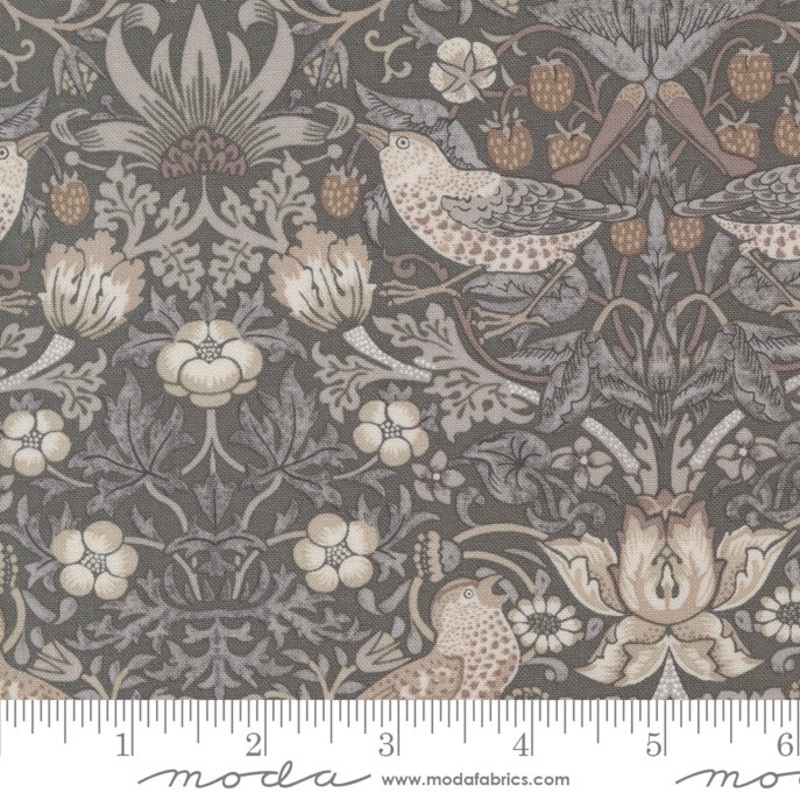 Ebony Suite - Strawberry Thief - Charcoal