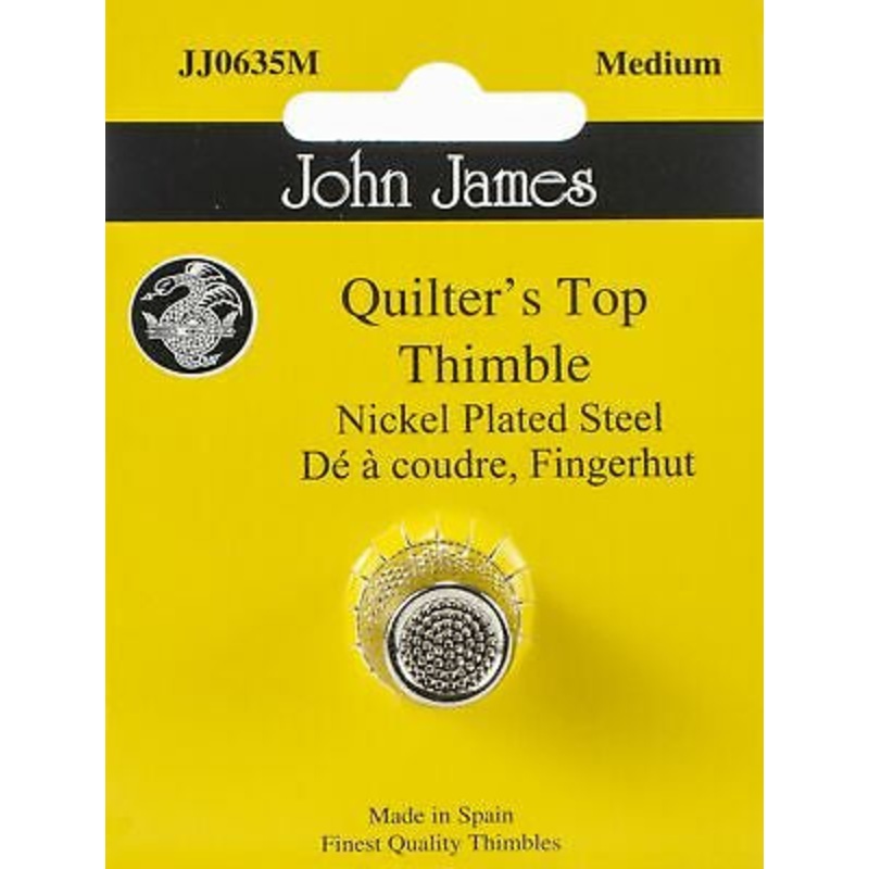 Quilter's Top Thimble  - Medium