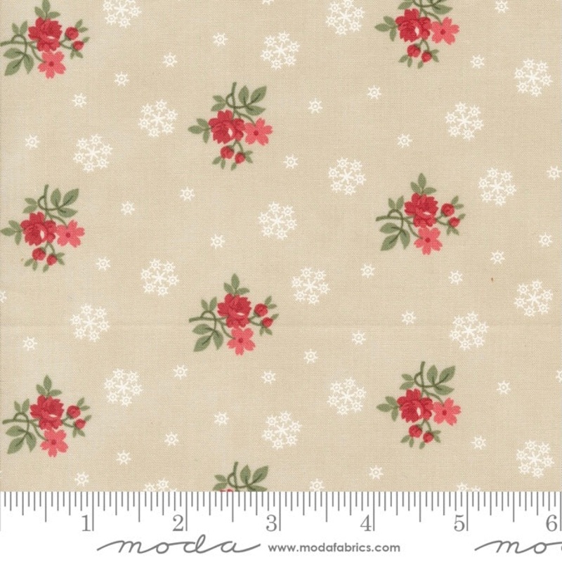 A Christmas Carol - Floral Flurries - Parchment