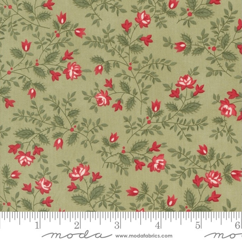 A Christmas Carol - Floral - Sage