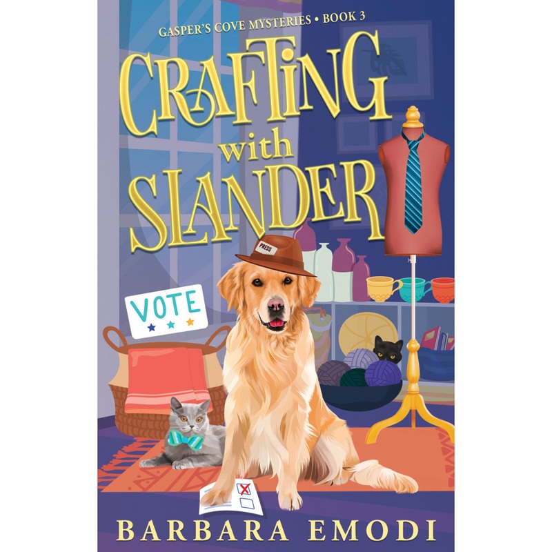 Gaspers Cove Mysteries - Crafting With Slander - Book 3 - Barbara Emodi