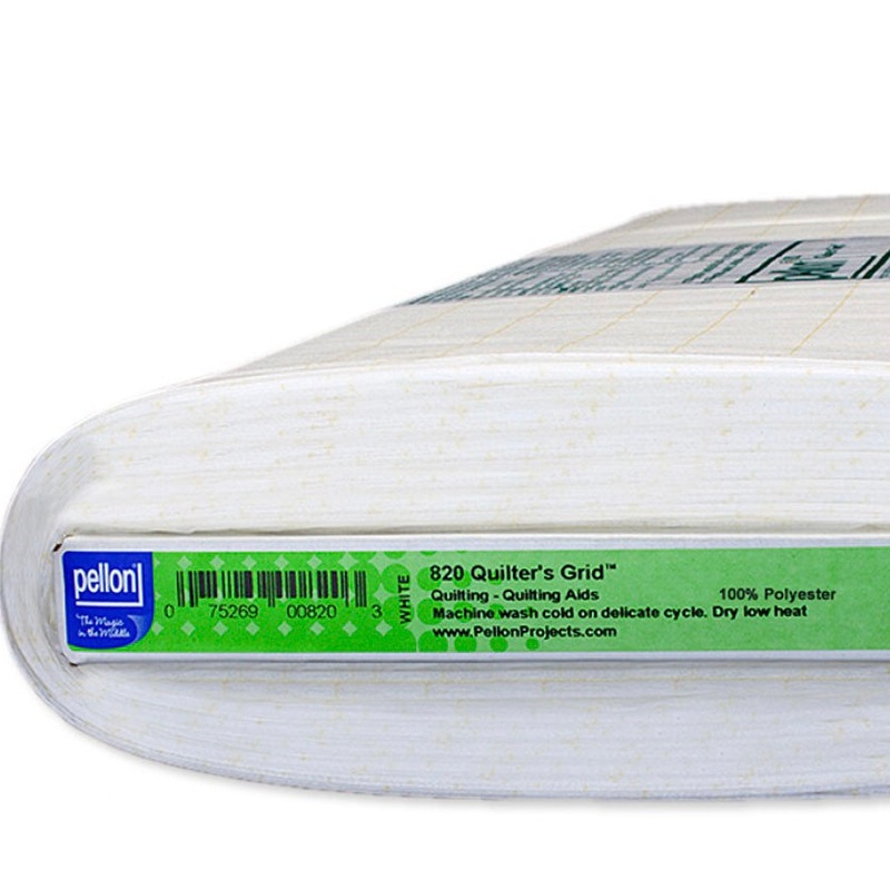 Pattern Tracing Cloth - 1 Yellow Grid - White