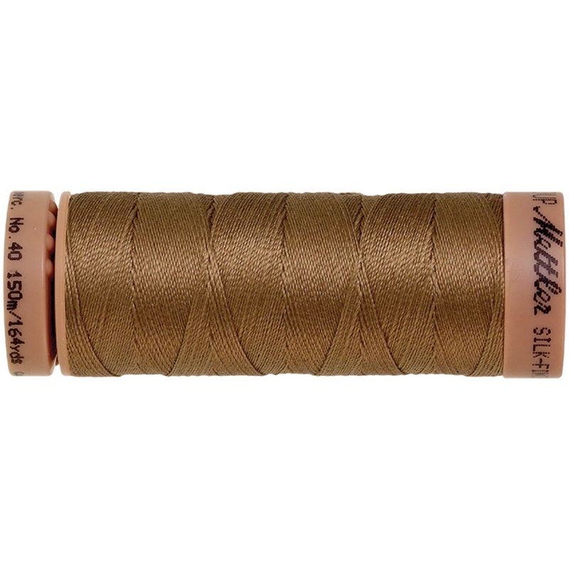 Mettler Cotton 40wt Thread - 150mt - 0287 - Dark Tan
