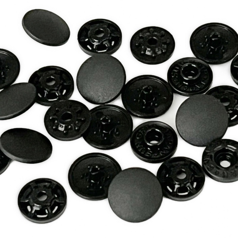 Plastic Finger Snaps - 1/2 - 8pc - Black