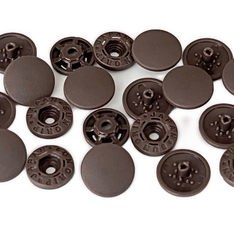 Plastic Finger Snaps - 1/2 - 8pc - Brown
