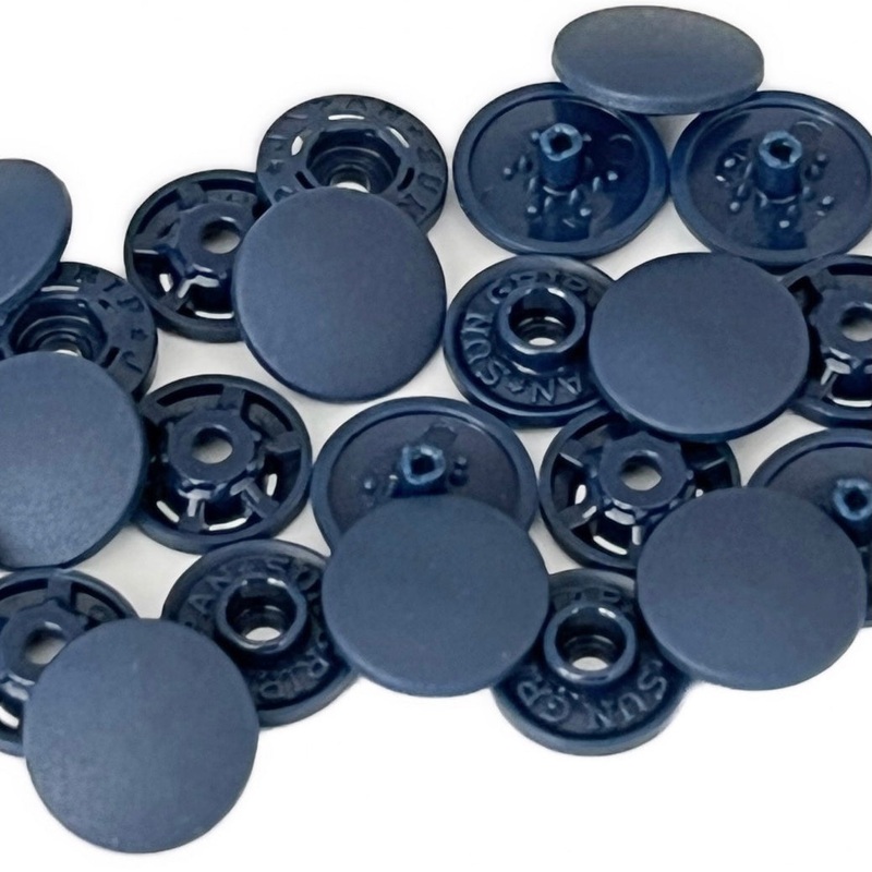 Plastic Finger Snaps - 1/2 - 8pc - Navy