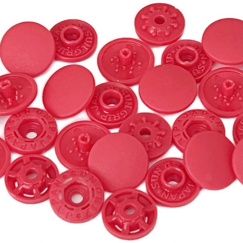 Plastic Finger Snaps - 1/2 - 8pc - Red