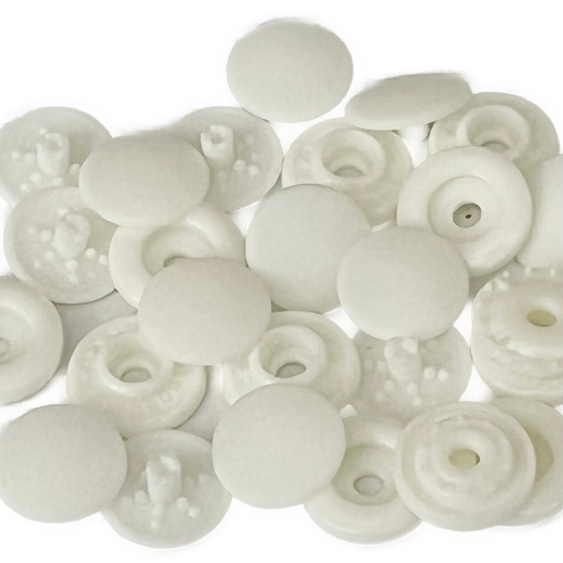 Plastic Finger Snaps - 1/2 - 8pc - White