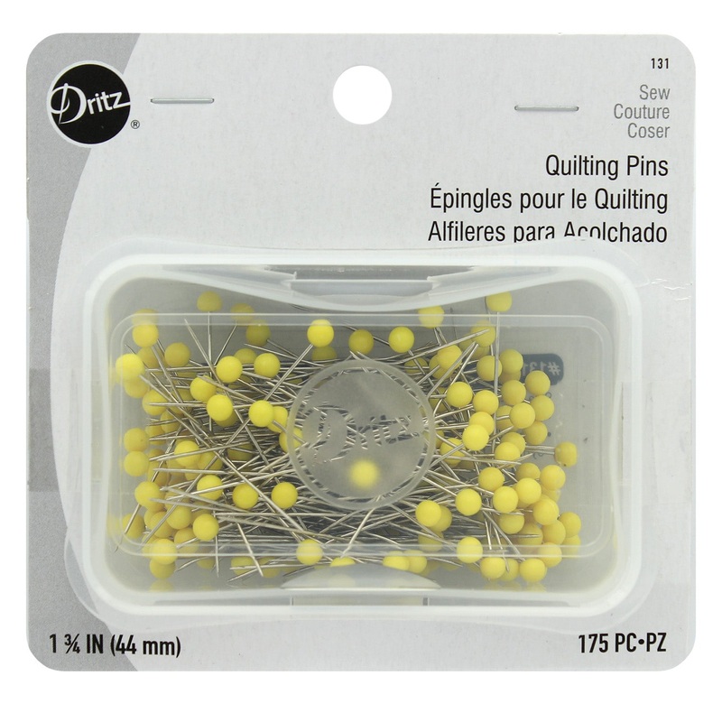 Quilting Pins - Extra Long - Yellow
