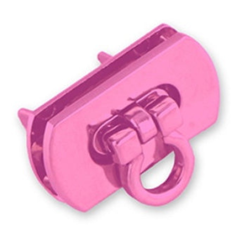 Tula Pink - Pocket Flip Lock - 1 1/4 - 1 set - Pink