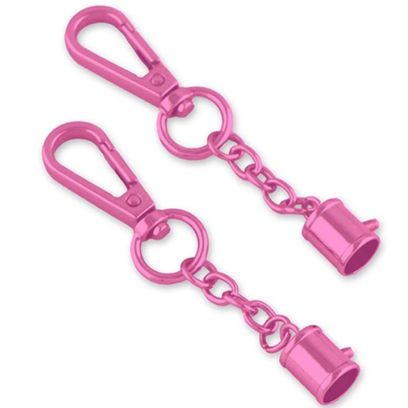 Tula Pink - Tassel Caps with Swivel - 3/8 - 2 sets - Pink