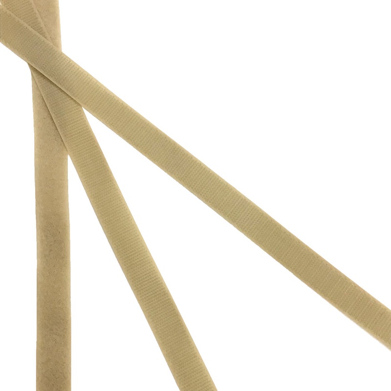 VELCRO Fasteners - Hook & Loop  - Sew-On - Beige - 19mm